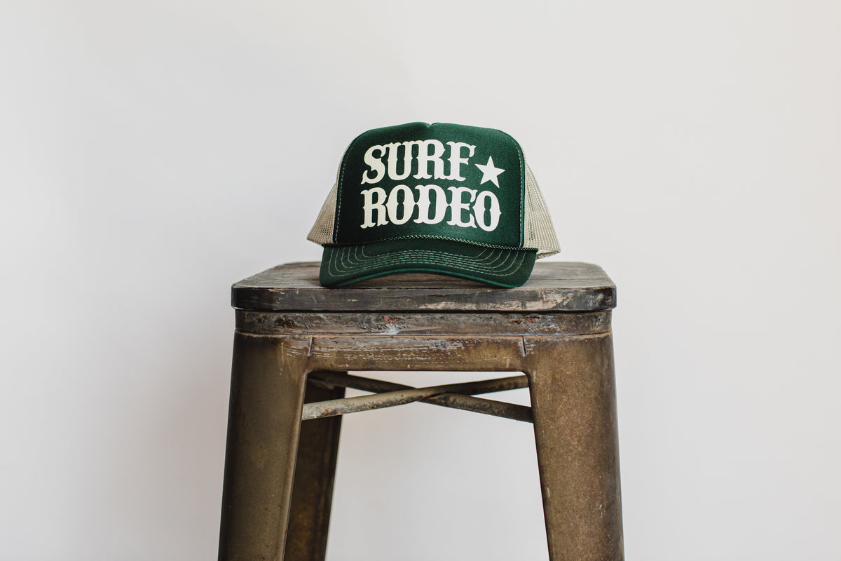 Logo Trucker Hat (Cream Font)